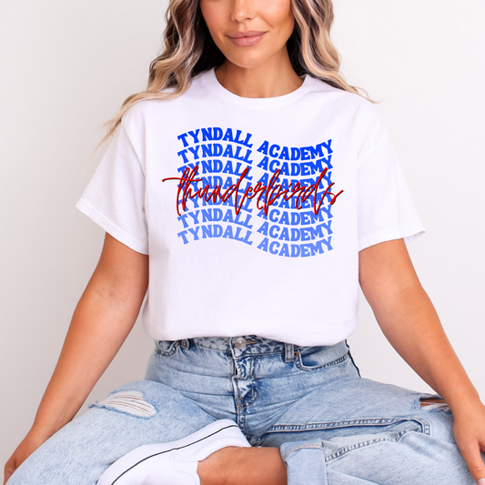 Stacked Tyndall Academy Thunderbirds T-Shirt – Bold Spirit, Classic Style