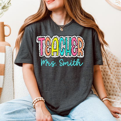 Personalized Teacher T-Shirt