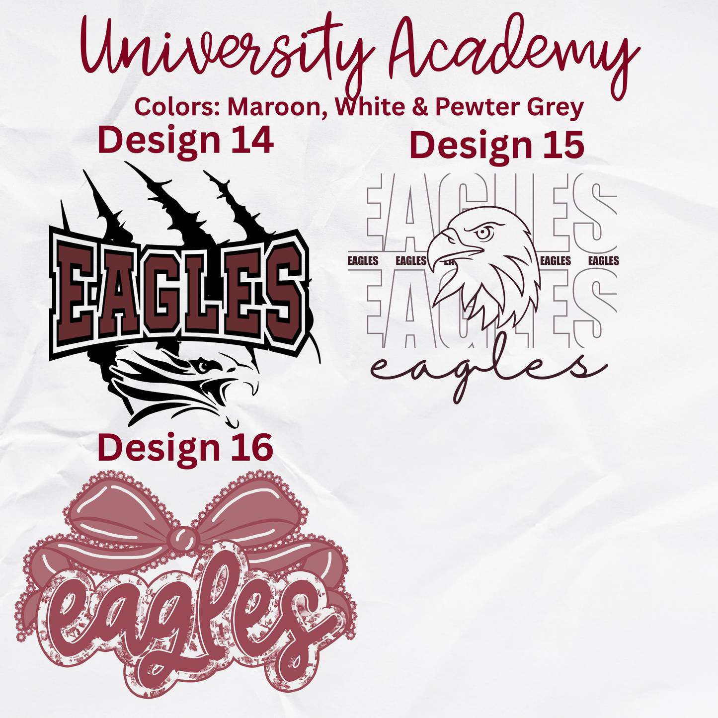 University Academy Tees