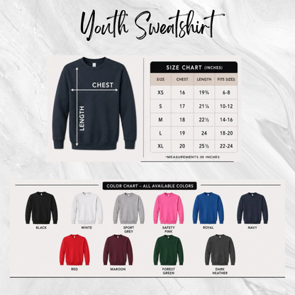 Mascot/School Embroidered Sweatshirts